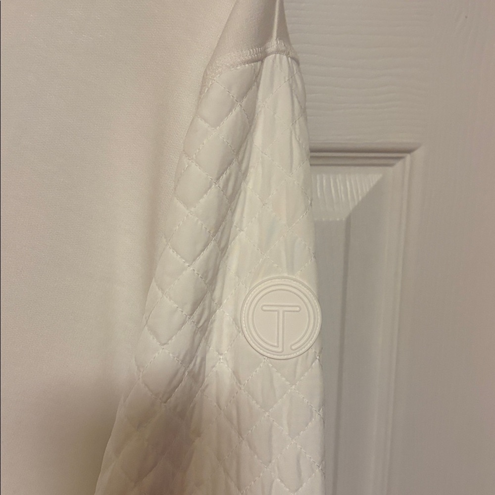 Talbots Ivory Quilted Top - Picture 3 of 5